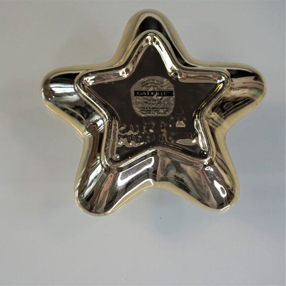 Galerie Gold Star Shaped Dish Holiday Catch All Trinket - Picture 3 of 4